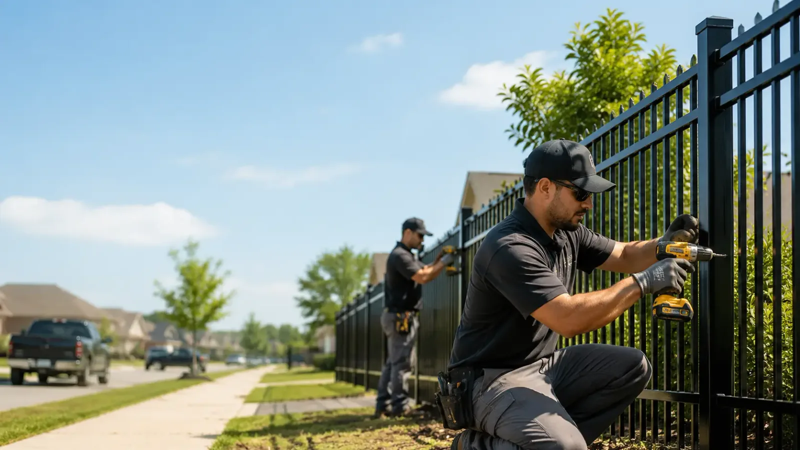 Metal Fence Installation in Holyrood, KS
